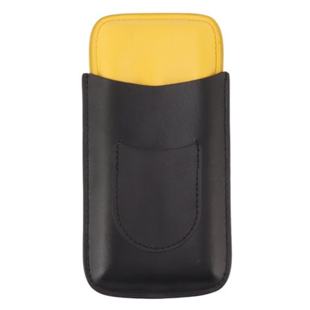 Læder Cigar Etui Bærbar Letvægts Cigar Holder til Rejser Hjem 3 Cigarer