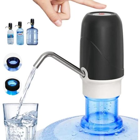 Kaldtvannsdispenser - Silikonslange - BPA-fri - Vanndispenser - Automatisk kran med USB-lading