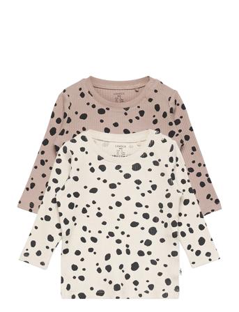 Top Basic Rib Aop 2 Pack Patterned Lindex
