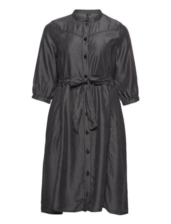 Carika Life 3/4 Blk Dnm Dress Black ONLY Carmakoma