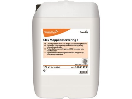 Diversey Moppkonservering F CLAX 10L - Lyreco - Städ och hygien - Tvättmedel och klädvård - Tvättmedel