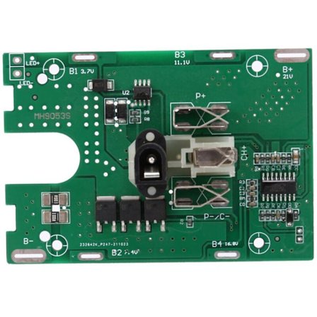 BMS 5S 18V 21V 30A Lithium Batteri Beskyttelseskort PCB 18650 Batteri Opladningsbeskyttelseskort Modul til Skruetrækker