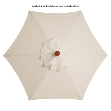 3m 6-ripainen aurinkovarjon vaihtokatos ulkovarjon varjokatoksella, anti-ultravioletti (ei sisällä sateenvarjorunkoa, vain sateenvarjokangas) [db]