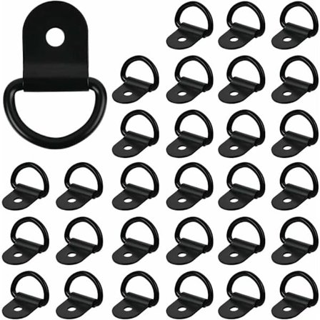 /EA/30 st Bindöglor D-ringar, Kraftiga Bindöglor D-krok Lastbilskrok Bindögla för Fixering av Bindöglor för Släpvagn Lastbil Båtar Bilar