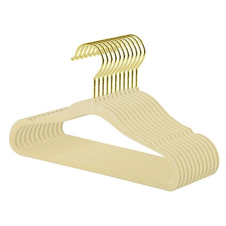 Set med 10 st klädhängare för hemmet, förvaring på galge