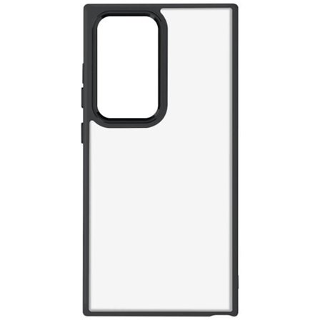 Fodral till Samsung Galaxy S24 Ultra - AVIZAR - Hard Back Soft Contour - Rökt Svart