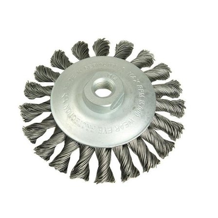 Lessmann Konisk Knuten Borste 100 x M14 x 0.50 Flerfärgad