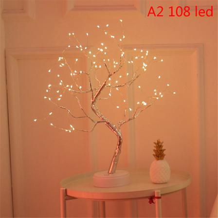 Led Flower Tree Nattljus Garland Usb Bordslampa Vardagsrum