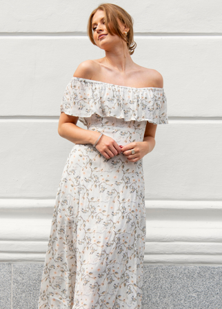 MISSMAYA - Juliette Maxi Dress Pastel Blue - L