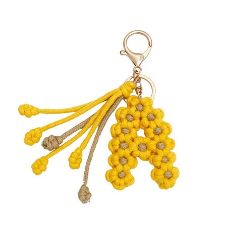 Brev nøglering Taske vedhæng A A