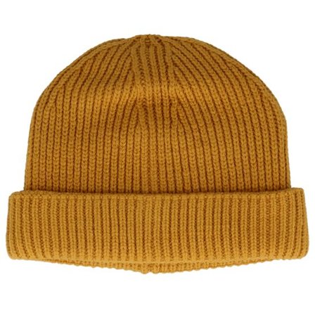 Beechfield - Gul shortbeanie Beanie - Mustard Harbour Short Beanie @ Hatstore