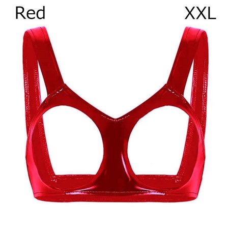 Sexy BH-undertøy RØD XXL