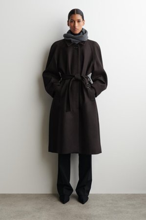 COS Women's Scaldacollo In Lana E Cashmere in Grigio