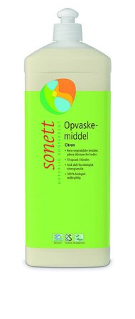 Sonett Opvaskemiddel Citron 1 L, Tøj & Bolig, Husholdning, Rengøring