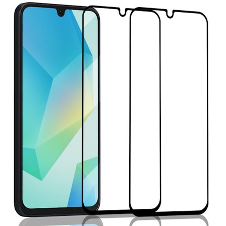 2-Pack SAMSUNG A16 Skærmbeskyttelse - Hærdet Glas 9H - Super kvalitet 3D