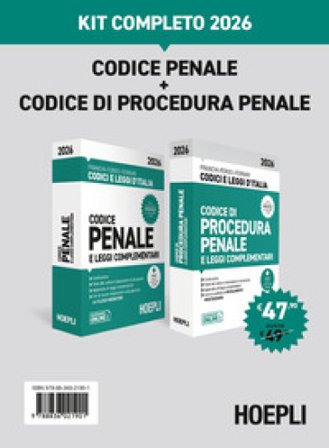 Codice penale + Codice di procedura penale. Kit completo 2026. Con espansione online Luigi Franchi
