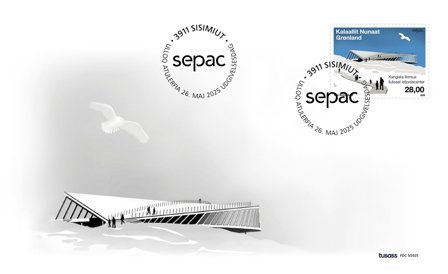 Grønland - SEPAC 2025 Arkitektur - Førstedagskuvert