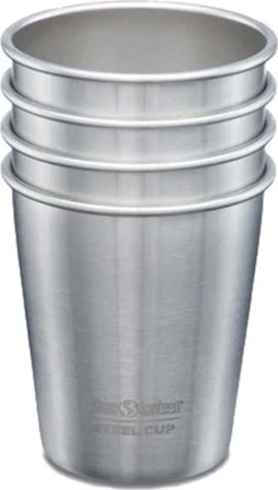 Klean Kanteen Steel Cup 296ml - 4 Pack eating utensils Metal 296ML