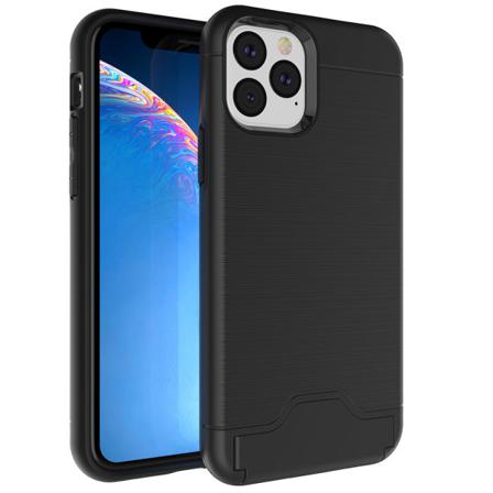 Skal Med Korthållare - Iphone 11 Pro Max Svart Svart