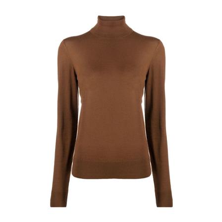 Dolce & Gabbana, High Neck Pull Bruin, Dames, Maat:M
