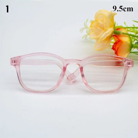 Söta glasögonbågar plyschdocka glasögon 1 1 1