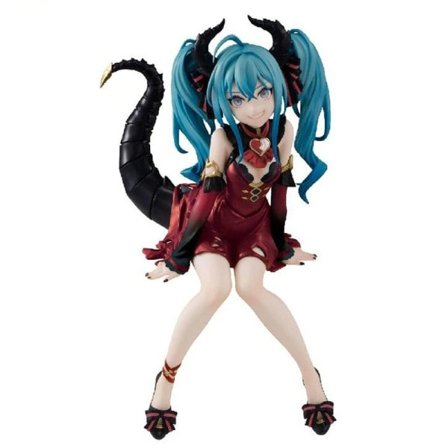 Anime Hatsune Miku Action Figur Kawaii Little Devil Ver Figurine Desktop Ornament Dolls