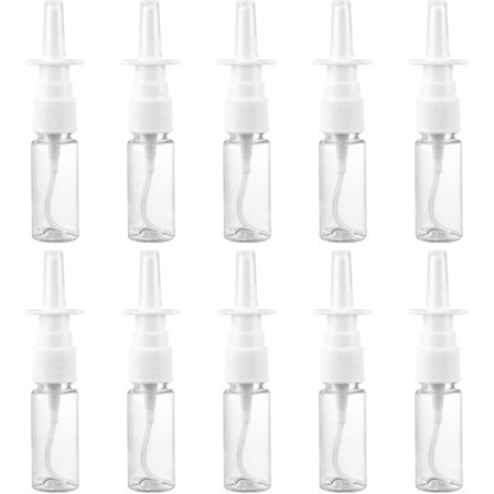 5 ml nesesprayflaske nesepumpesprøyte påfyllbar reisestørrelse (5 ml, 20 stk) (a-1b) DB