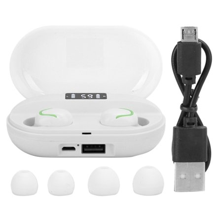 T2 True Wireless Bluetooth 5.0 Hörlurar HIFI Stereo Vattentät Digital Display Headset