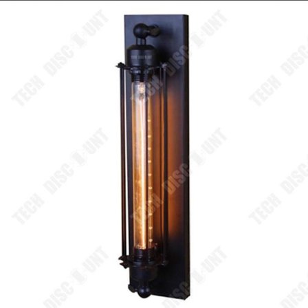 Väggapplik - TD - Eddie - Smide - Svart - Retro industriell stil