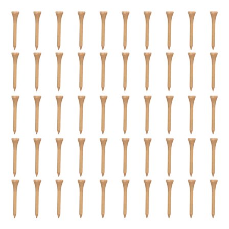 50kpl Ammattimaiset puiset golf-tiit vahva korvaava 54mm 2.13in golf-tarvikkeet