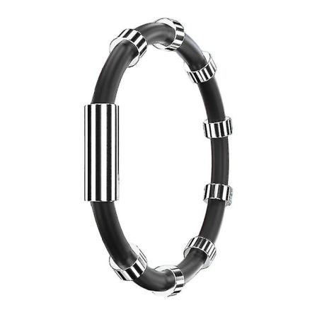 Antistatisk silikonarmbånd som eliminerer statisk elektrisitetsartefakt for vinterhøst Black