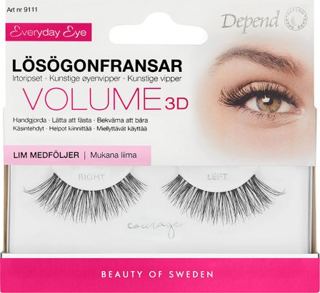 Depend Falske Øjenvipper Courage, Makeup, Øjenvipper, Kunstige Øjenvipper