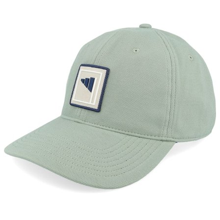 Adidas - Women Btc Gfx Hat Silver Green Dad Cap Unconstructed Green Cap - @ Hatstore