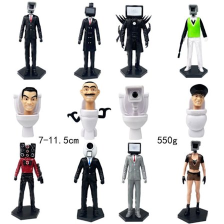 6-17stk Toalett Mann Skibidi Modell 12STK-G 12STK-G