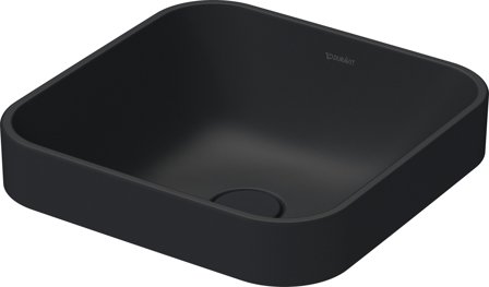 Duravit Happy D.2 Plus Tvättställ 400x400 Antracit matt, Badrum