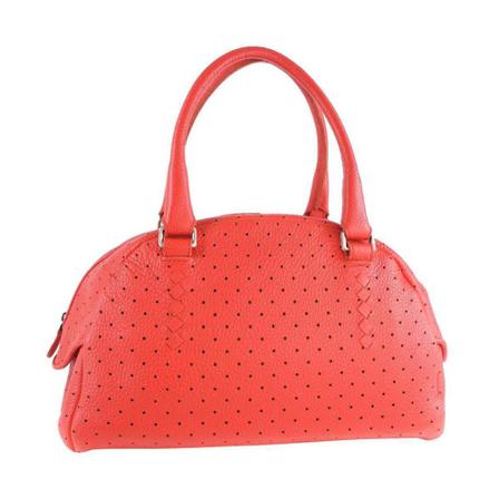 Bottega Veneta Vintage, Pre-Owned Handbag Oranje, Dames, Maat:ONE Size,leer