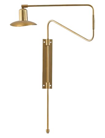 house doctor Væglampe, Hdswing, Messing - Gold - 35X14X63CM
