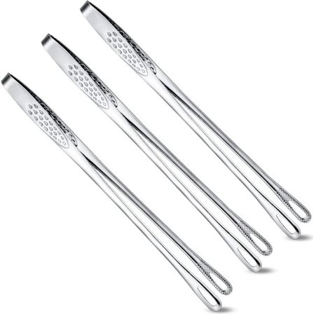 Pieces Koreanska och japanska grilltänger i rostfritt stål, grilltänger, kökstänger, pincetter, matlagningstänger