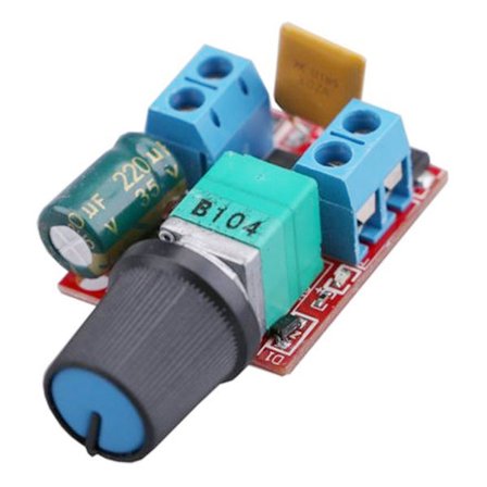 DC-motorhastighedsstyringstavle 3V-35V 5A PWM trinløs controller 3V 6V 12V