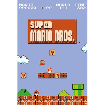 Poster - SUPER MARIO BROS. (WORLD 1-1)