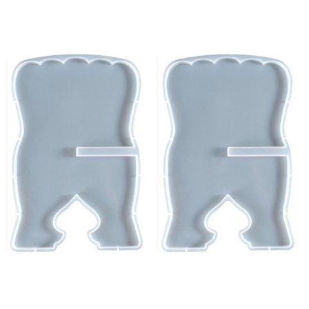 2 stk Bokestativ Silikonform Eid Harpiks Koranen Folding Bokestativ