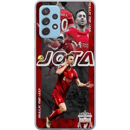 Yhteensopiva Puhelinkuori Samsung Samsung Galaxy A52 5G Liverpool Diogo Jota nro 20 jalkapallo juliste Portugali hyökkääjä Punaiset hyökkääjät