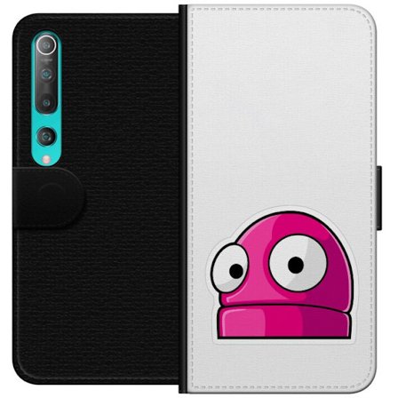 Kompatibel Tegnebogsetui til Xiaomi Xiaomi Mi 10 5G Rosa tegneseriefigur med store øjne i legende og humoristisk stil