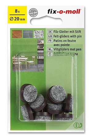 FIX-O-MOLL KNOTT FOR STOL-BORDBEN,MOT RIPER,STØY.TEPPE,HARDE GULV