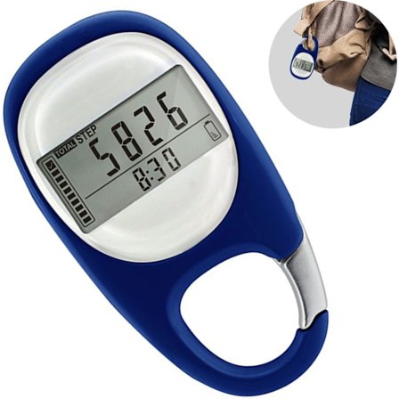 3D Skridttæller Clip-On Digital Nem Gangdistance Skridttæller