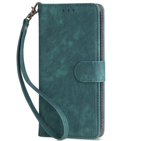 Til OnePlus 13 Wallet Telefon Cover RFID Blokerende PU Læder Flip Cover til Stående Visning - Grøn (Grøn)