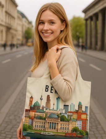 Martin Schwartz Berlin Totebag - Multi/patterned - 46X46CM