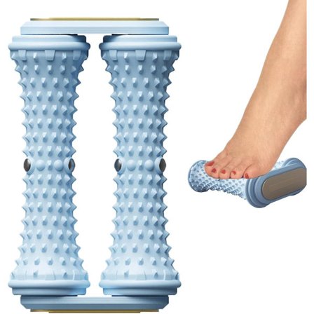 Blå fotmassasjerulle for fitness, avslapning og sportsrestitusjon - Fremmer blodsirkulasjonen