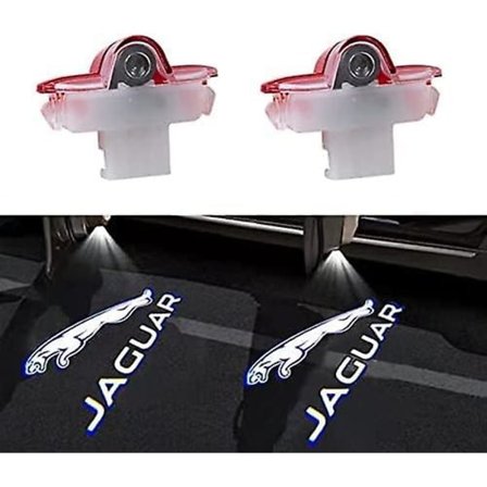 Oven Led-logo Projektor Loistevalo Tervetuloa Valo Haamuvarjo Vaihto Jaguar Xj Xk Xjl X351 X-type (2 Pakkausta) (Ilman Ympyrää)