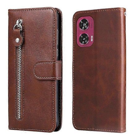 Flipfodral för Motorola Edge 50 Fusion 5G Plånbok Kalvskinnsstruktur PU Läder Telefonskal